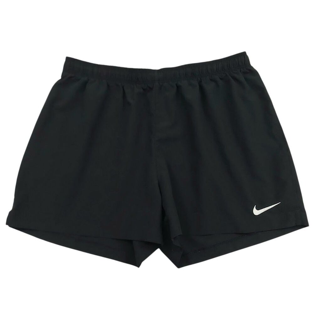 Nike Challenger Running Shorts Mens Medium Black Dri-FIT Elastic Waist Athletic